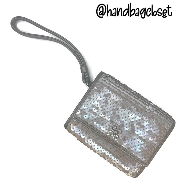 Coach Audrey Pearl Rocker Optic C Sequin Sequence Wristlet Wallet - Picture 2 of 11